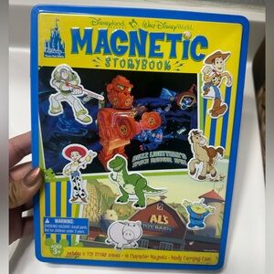 Y2K vintage Disney Toy Story Magnetic Storybook with Character Magnets